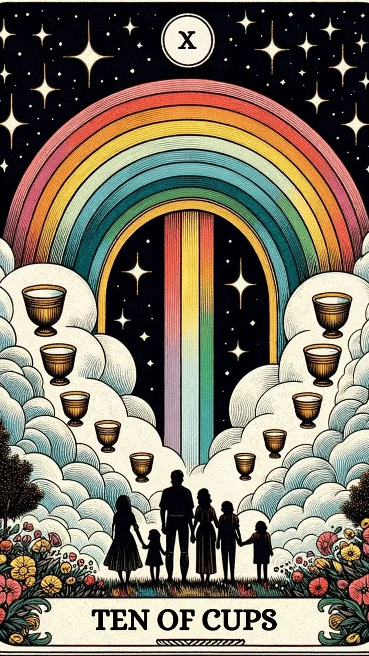 The Meaning Of The Ten Of Cups Card The Meaning Of The Ten Of Cups Card